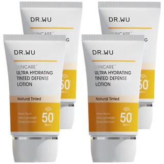 DR.WU 達爾膚 全能保濕潤色防曬乳, 35ml, 4瓶