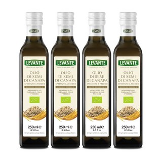 르반테 유기농 대마종자유 250ml 냉압착 햄프씨드오일 이탈리아 직수입 4병, 4개
