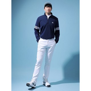 아디다스골프 아디다스 봄 가을 삼선 쿼터집 남성 긴팔 집업 골프 티셔츠 남자 골프웨어 IS7132 IU4504