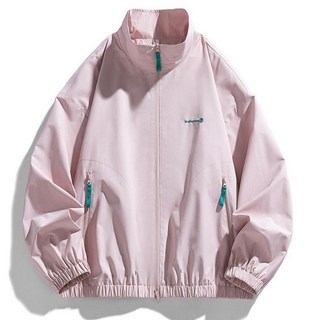 春秋薄款沖鋒風衣男女生短款立領夾克青少年戶外運動休閑外套