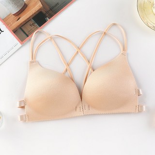 前扣式無鋼圈內衣 集中托高 無痕 涼感 蕾絲內衣