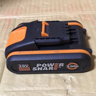 威克士20V小腳板鋰電池2.0AH (含稅附發票), 1個