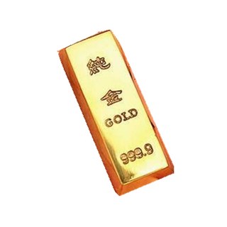 招財進寶金元寶擺件，居家風水裝飾品，提升財運，招財納福，吉祥如意, 模擬銅【光面】