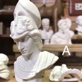 GXS拍照道具 石膏像 小石膏像 迷你石膏part1 樹脂美術素描擺件拍照道具, H