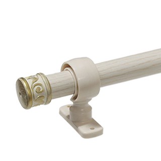한국레일갤럭시 25mm 원형 커튼봉 커텐봉, 아이보리골드