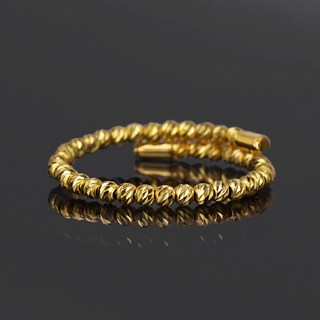 주리에떼 24K 순금 컷팅볼 레이어드 링 코첼라 한줄 반지