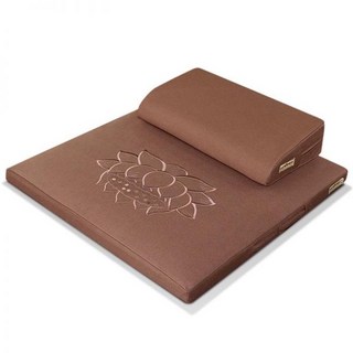 배방석 108배 절 라텍스 기도방석 불당 대형, 70X70-야자섬유 고상매트, 그레이-무늬 없음