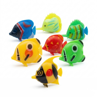 수족관용 물놀이 인조물고기, 1세트