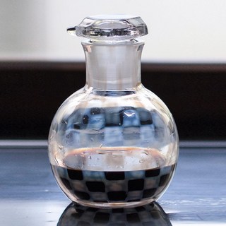 【日本廣田硝子】大正浪漫醬料壺145ml-共2款《WUZ屋子》玻璃調味罐 醬料罐 醬油罐 玻璃罐, 1個, 市松