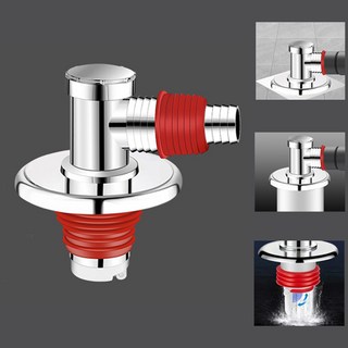 세탁기 바닥 단일 배수구 역류방지 트랩 수평형 역류 물 넘침 방지 악취 벌레 차단