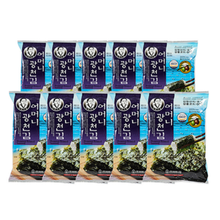 [광천어머니김 본사 발송] (대)전장김, 60g, 10개