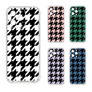24H快速出貨 TRON 三星 A52/52s 雙色千鳥紋 四角防摔 軟殼 手機殼