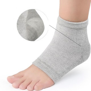 모든유통 발뒤꿈치 양말 건조함 통증 갈라짐 방지 고보습 실리콘패드 면양말, 블루, 1개, 1세트, 40g