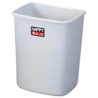 HAPPY 快樂屋 紳士紙林550垃圾桶，簡約設計，易於清潔，居家必備, 29.5*24.5*35cm, 白色