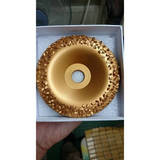 漂流木去皮打胚聖品 樹皮刀 鎢鋼磨盤 金屬磨盤 檜木肖楠牛樟雕刻原木去漆除鏽細磨拋光, 1個, 粗