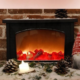 벽난로모형 인테리어 조명 불꽃 LED 무드등 취침등 캠핑감성