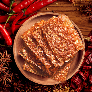 【快車肉乾】椒麻杏仁香脆肉紙超值分享包, 132g, 1個