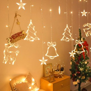 아이예스 크리스마스 무드등 LED전구 줄조명, 옐로우