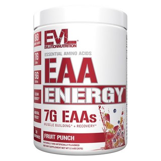 EVLUTIONNUTRITION EAA必需胺基酸粉 Fruit Punch風味, 1罐, 357g