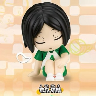 STASTO正版授權 排球少年 Q版回籠覺睡顏睡眠小手辦扭蛋 日向 影山 研磨 黑尾 月島, 1個, 研磨靠肩