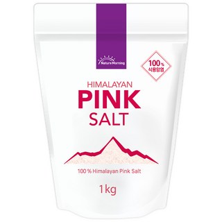 네이처모닝 히말라야 핑크솔트 가는입자, 1kg, 1개