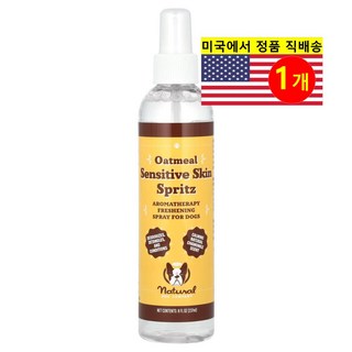 Natural Dog Company 민감성 피부 강아지용 보습 진정 아로마테라피 프레시닝 오트밀 스프레이 237ml 1개