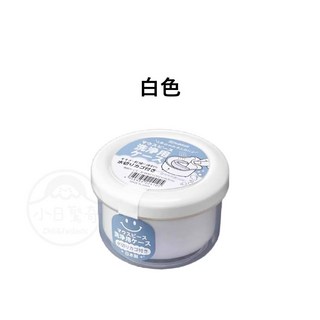 NAKAYA 附瀝水層 日本假牙清潔盒 牙套盒 假牙收納盒 白色 假牙浸泡盒, 1個, 白色 假牙清潔盒