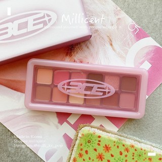 3CE 十二色眼影腮紅盤 New Take系列 西柚冰茶/櫻花碎冰 新色#PURELY, 1個