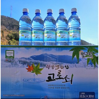 [달콤퐁당] 2026년 채취 고로쇠 고로쇠물 백운산고로쇠수액, 10개, 500ml