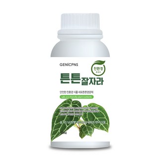 식물영양제 관엽식물 화초 세포조직강화 칼슘 마그네슘 광합성촉진성분 제닉피앤에스 친환경 고농축 화초영양제 튼튼잘자라, 1개, 500ml