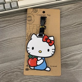 卡通軟膠行李吊牌 可愛史迪仔 Hello Kitty Angel 防丟失託運掛牌
