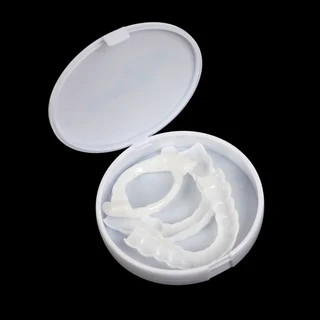 틀니 가짜 치아 키트 미백 휴대용 교정기는 대한 장식 도구를 향상시킵니다, 01 1set No holes