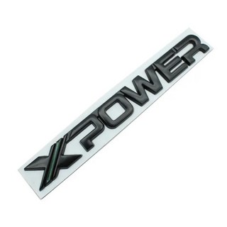 X-POWER 원래 문자 로고 자동차 스티커 MG 5 Scorpio 6 PHEV 바디 사이드 라벨 뒷 트렁크 수정 장식 유니버, 04 black green, 1개