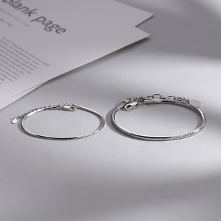 簡約蛇骨手鍊 時尚百搭 可調節長度 舒適配戴 展現個人風格