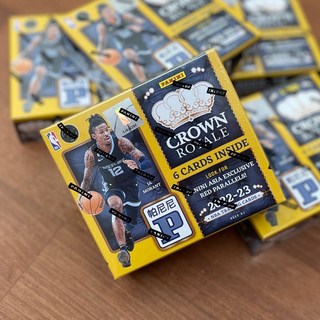 Panini NBA Crown Royale Tmall 皇冠卡 2022-23 保證簽名卡或特殊卡 紅/金卡, 1個, 紅/金