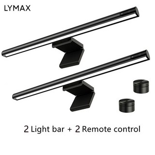 LYMAX LED 책상 램프 스크린 디스플레이 교수형 빛 눈을 돌보는 무선 원격 제어 컴퓨터 모니터 라이트 바, 04 2Pcs L1 Plus, 1개