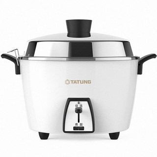 TATUNG 大同 6人份不鏽鋼配件電鍋-經典白 TAC-06L-MCW