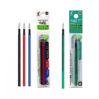 파이롯트 프릭션 리필 다색 볼펜심 0.5mm 4색볼펜 3개입, 혼합컬러 + 그린, 유성, 1팩