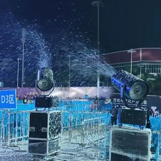 인공눈 스프레이 기계 폼머신 무대용 눈송이 기계, 1500W와이어 제어 눈송이 기계, 1개