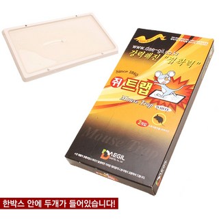대길 국산 쥐덫 두더지덫 본드 망쥐덫 쥐약 쥐틀 살충제 제거 끈끈이, 1개