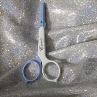 鼻毛剪（1入裝）修容剪 美容小剪刀 安全圓頭鼻毛修剪器, 1個, 小修容剪(尖頭)直剪