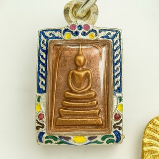 泰國瓦拉康寺開光迷你崇迪佛牌 招財佛牌 隨身佛牌 提運轉運佛牌 原廟加持佛牌, 1個