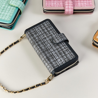 엠엔지 코지 지퍼 다이어리 갤럭시S21울트라용 케이스/이중지갑형/넉넉한 카드수납/동전수납/지폐수납