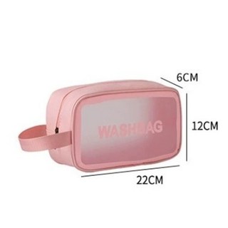尼龍手提防水化妝包，可愛便攜旅行收納盥洗包