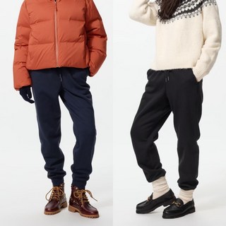 유니클로 여성 히트텍 보아 스웨트 조거 팬츠 4종 479617