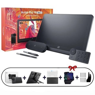 (엑스피펜 중부점 8종사은품증정) XPPen Artist Pro 19(2세대) 액정타블렛 아티스트 Pro (24개월 무상A/S 지원), 블랙, 아티스트프로 19 2세대
