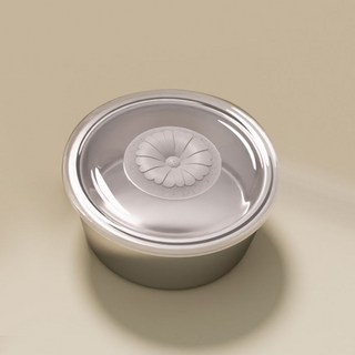 316不鏽鋼保溫飯盒帶蓋多格餐盒，上班族學生便當盒，可微波加熱, （抗菌316）湯碗, 1個