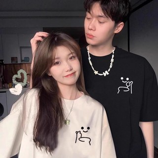 手比心 手比讚 純棉 短T 情侶T【Y1158】MIT情侶裝 短袖T恤 班服 團體服 男女可穿, 丈青衣比心,L