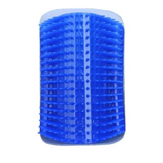 애완 동물 고양이 코너 브러시 트리 마사지 빗 액세서리 고양이를위한 샌드 박스 타워 Scratcher 긁는 포스트 스크레이퍼 물건 용품, 파란, 1개