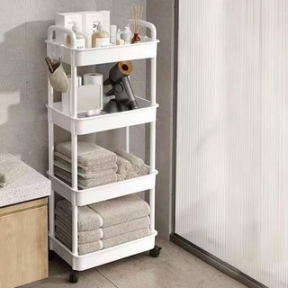 이동식트레일러 다용도 틈새선반(4단), 흰색, 4단